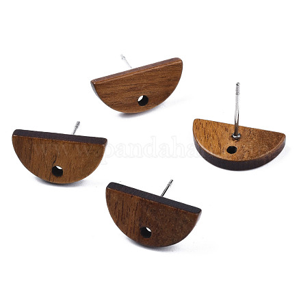 Risultati di orecchini a bottone in legno di noce MAK-N032-012-1