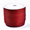 Korean Waxed Polyester Cords, for Jewelry Making, Red, 2mm, about 10m/roll