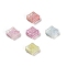 Plastics Beads, Craft Beads, Rhombus, 9.5x9x3.5mm, Hole: 1.5mm, 2272pcs/500g