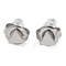304 Stainless Steel Stud Earrings for Women, Stainless Steel Color, Triangle, 4.5x4mm