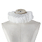 Court Style Polyester Faux Collar, Neckline Trim, DIY Garment Accessories, White, 1275mm