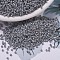 MIYUKI Delica Beads, Cylinder, Japanese Seed Beads, 11/0, (DB0882) Matte Opaque Gray AB, 1.3x1.6mm, Hole: 0.8mm, about 10000pcs/bag, 50g/bag