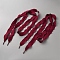 Polyester Shoelaces, Dark Red, 1190x23x0.3mm