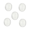 Natural Quartz Crystal Cabochons, Rock Crystal, Grade AAA, Oval, 16x13x3.5mm