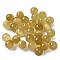 Cat Eye Beads, Round, for Half Drilled Beads, Dark Khaki, 10mm, Hole: 1mm
