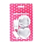PP Plastic Playing Card Theme Cookie Cutters, Heart & Club & Diamond & Spade, White, 39~51x43~49x53mm, 4pcs/set