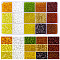 15 Styles Glass Seed & Bugle Beads, Round, Gold, 2~8x1.8~4mm, Hole: 0.6~1.5mm, 15 styles, 10g/style, 150g.