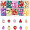 150~180Pcs 10 Styles Handmade Polymer Clay Beads, Fruit Slice, Mixed Color, 15~18pcs/style