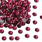 Preciosa® Crystal Hotfix Flatback Stones, Czech Crystal, Round(438 11 612 Chaton Rose VIVA 12 ®), 90110 Ruby, SS12(3~3.2mm)