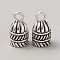 Alloy Bead Cap & Cone, Antique Silver, 15x8mm, Hole: 2.2mm
