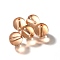 K9 Glass, Imitation Austrian Crystal Beads, Round, PeachPuff, 5.5x6mm, Hole: 1.2mm