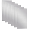 Aluminium Plates, Rectangle, Silver, 30.5x15.1x0.06cm