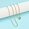 Unisex Casual Style 304 Stainless Steel Cable Chain Necklaces, with Lobster Claw Clasps, Golden, 23.7 inch(60.2cm)