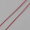 46M Round Nylon Thread, for DIY Beading Jewelry Making, FireBrick, 0.2mm, about 50.31 Yards(46m)/Roll