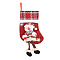 Christmas Theme Non-woven Fabrics Bags, Candy Storage Supplies, Christmas Stocking, Snowflake, 29x16x2.2cm
