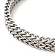 304 Stainless Steel Mesh Chain Bracelet with Magnetic Clasp for Men Women BJEW-E009-18P-3
