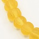 Chapelets de perles de citrouille mates manuelles LAMP-L004-B-09-1