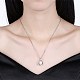 Ожерелье моды латуни кулон NJEW-BB26589-2