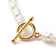 Ожерелье из бисера из риса с натуральным жемчугом для женщин NJEW-JN03958-5