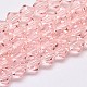 Imitate Austrian Crystal Bicone Glass Beads Strands GLAA-F029-5x5mm-15-1