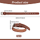 Imitation Leather Coat Cuff Belt FIND-WH0111-387B-2