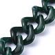 Handmade Acrylic Curb Chains AJEW-JB00591-04-1