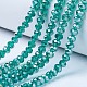 Chapelets de perles en verre électroplaqué EGLA-A034-T1mm-B04-1
