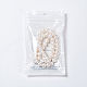 Fili di perle di perle d'acqua dolce coltivate naturali PEAR-L001-B-13-7