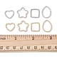 32Pcs 8 Styles Iron Linking Rings IFIN-FS0001-27-6