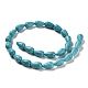 Synthetic Howlite Beads Strands TURQ-F018-05A-3