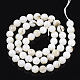 Chapelets de perles en coquille d'eau douce  SHEL-T011-01-8mm-2