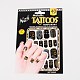 Mixed Style Removable Fake Temporary Tattoos Paper Stickers AJEW-O025-25-2