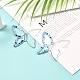 Schmetterlings-Glasperlen-Ohrringe für Mädchenfrauen EJEW-JE04658-01-2