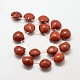 Натуральные бусины-капли из красной яшмы G-P094-13-2