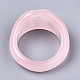 樹脂フィンガー指輪  模造ゼリー  ピンク  usサイズ7（17.3mm） X-RJEW-N033-008-C02-4