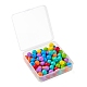 7 colori perline in silicone ecologico per uso alimentare SIL-LS0001-02A-7