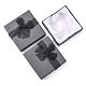 Bowknot Organza Ribbon Cardboard Bracelet Bangle Gift Boxes X-BC148-05-3