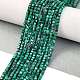 Природного малахита бисер нитей&nbsp;LS-G-C009-B24-01-2