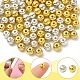 100Pcs 2 Colors Alloy Beads FIND-YW0004-05-5