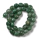 Natürlichen grünen Aventurin Perlen Stränge G-C038-02A-01-3