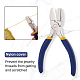 BENECREAT Double Nylon Jaw Pliers Flat Nose Pliers with Adhesive Jaws for DIY Jewelry Making Hobby Projects TOOL-WH0122-26B-7
