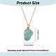 Anattasoul 3 шт. 3 стиля натуральный смешанный драгоценный камень самородок кулон ожерелья комплект NJEW-AN0001-03-2