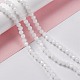 Brins de perles de verre à facettes (32 facettes) GLAA-E037-03A-02-6