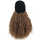 Шапка-бини с наращенными волосами OHAR-I017-04-8