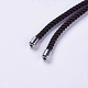 Nylon Twisted Cord Armband machen MAK-F018-10P-RS-4