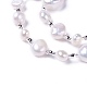 Natural Pearl Beaded Necklaces NJEW-L169-02A-2