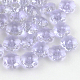 Flower Transparent Glass Beads GLAA-R160-08-1
