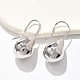 Серьги-подвески из латуни в форме слезы EJEW-B132-06P-2