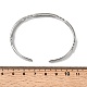 Браслеты-манжеты из нержавеющей стали 304 для женщин BJEW-H635-02P-3