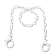 Персонализированные ожерелья-цепочки из абс-пластика X-NJEW-JN02850-07-1